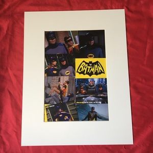 Batman Robin BatGirl BatWoman Art matted Pop Gift